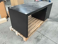 Massief houten bureau - afbeelding 10 van  16