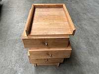 Massief houten design ladekast - afbeelding 1 van  4