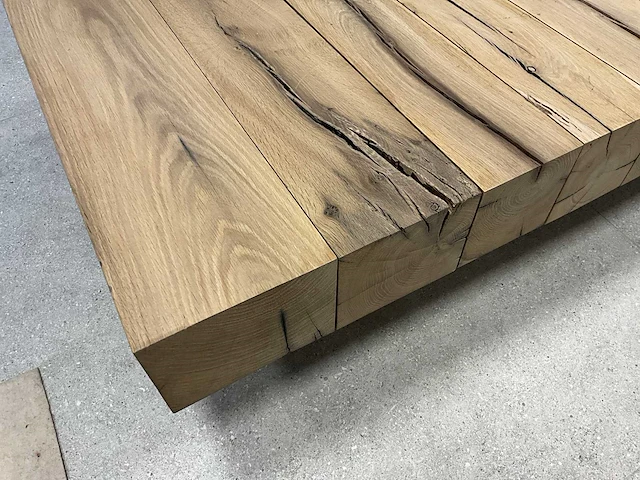 Massief houten design salontafel - afbeelding 5 van  7
