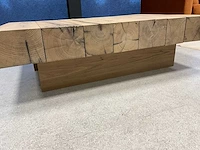 Massief houten design salontafel - afbeelding 6 van  7