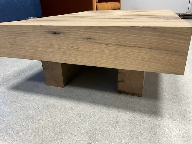 Massief houten design salontafel - afbeelding 7 van  7