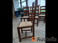 Massief houten eetkamer inclusief, nieuwstaat - afbeelding 2 van  10