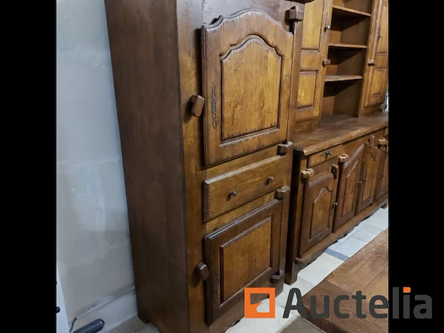 Massief houten eetkamer inclusief, nieuwstaat - afbeelding 3 van  10