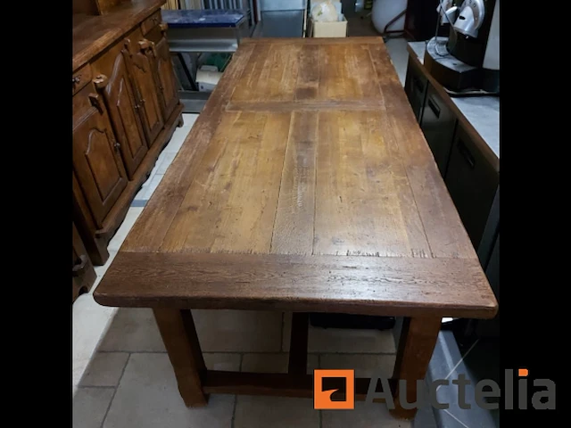Massief houten eetkamer inclusief, nieuwstaat - afbeelding 6 van  10
