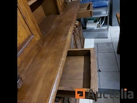 Massief houten eetkamer inclusief, nieuwstaat - afbeelding 9 van  10