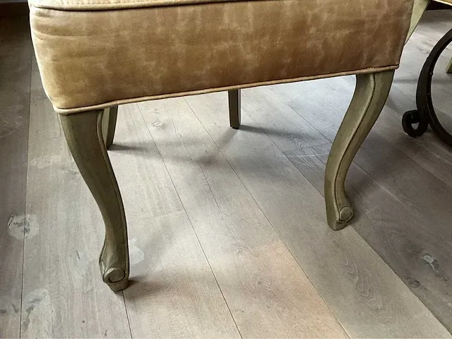 Massief houten eetkamertafel met 6 stoelen merk rivièra maison - afbeelding 11 van  12