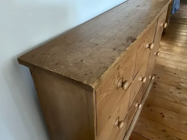 Massief houten ladenkast - afbeelding 2 van  6