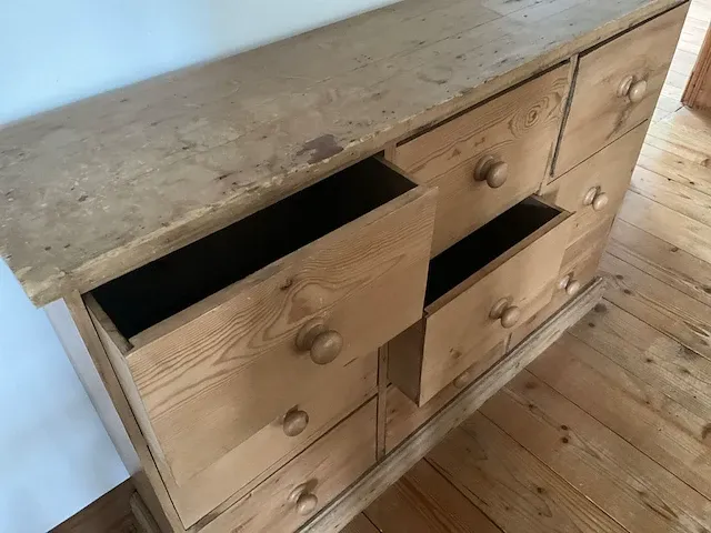 Massief houten ladenkast - afbeelding 3 van  6