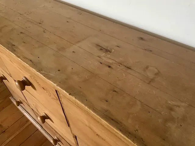 Massief houten ladenkast - afbeelding 4 van  6