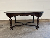 Massief houten tafel met 4 stoelen - afbeelding 5 van  8