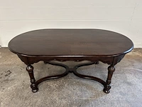 Massief houten tafel met 4 stoelen - afbeelding 6 van  8