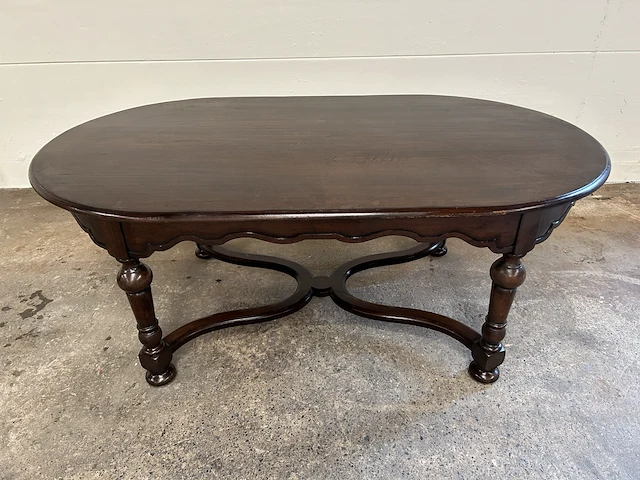 Massief houten tafel met 4 stoelen - afbeelding 8 van  8
