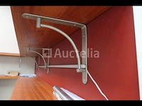 Massief mahoniehouten wandplanken op consoles - afbeelding 2 van  5
