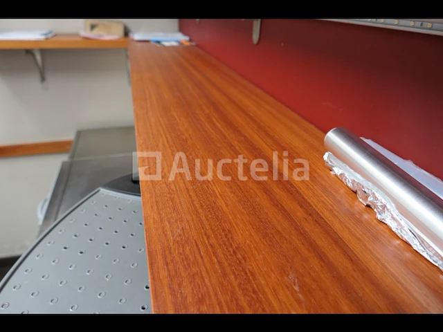 Massief mahoniehouten wandplanken op consoles - afbeelding 5 van  5