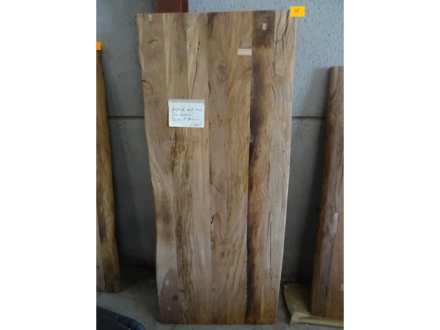 Massief teak tafelblad - afbeelding 1 van  1