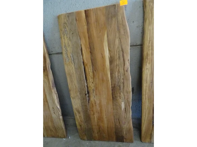 Massief teak tafelblad - afbeelding 1 van  1