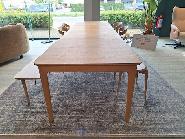 Massieve eiken tafel - afbeelding 4 van  5