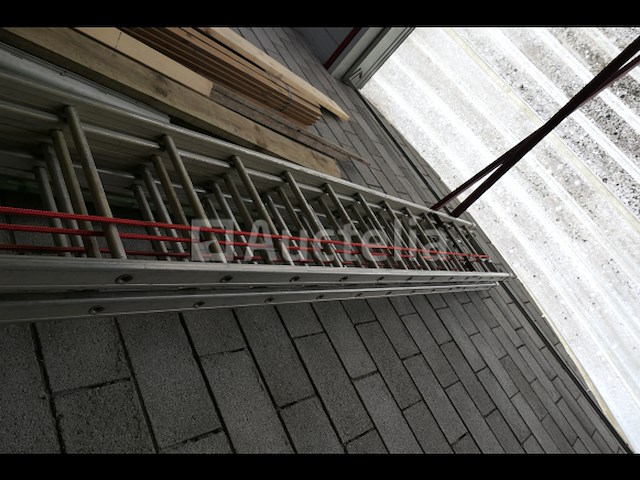 Massieve ladder met dubbel element - afbeelding 3 van  4