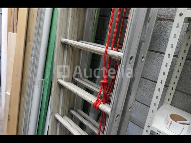 Massieve ladder met dubbel element - afbeelding 1 van  4
