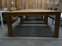 Massieve teak tafel outdoor & indoor - afbeelding 2 van  5
