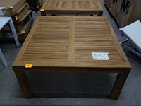 Massieve teak tafel outdoor & indoor - afbeelding 3 van  5