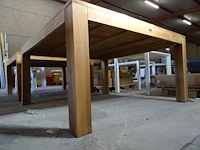 Massieve teak tafel - afbeelding 3 van  6