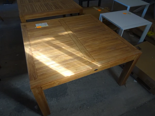 Massieve teak tafel - afbeelding 4 van  6