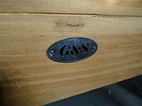 Massieve teak tafel - afbeelding 5 van  6