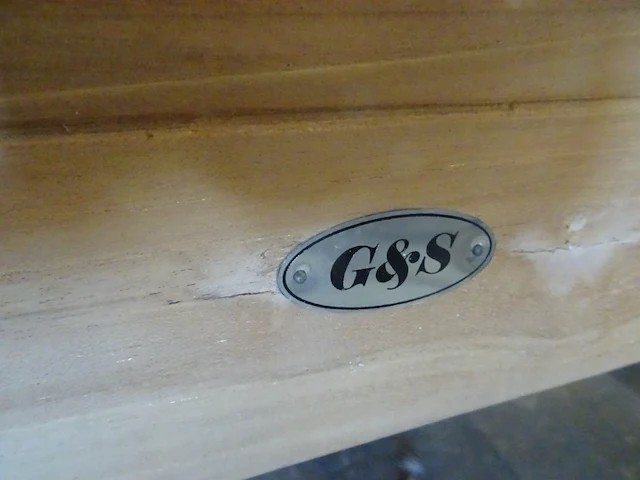 Massieve teak tafel - afbeelding 5 van  6