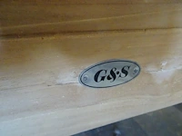 Massieve teak tafel - afbeelding 5 van  6