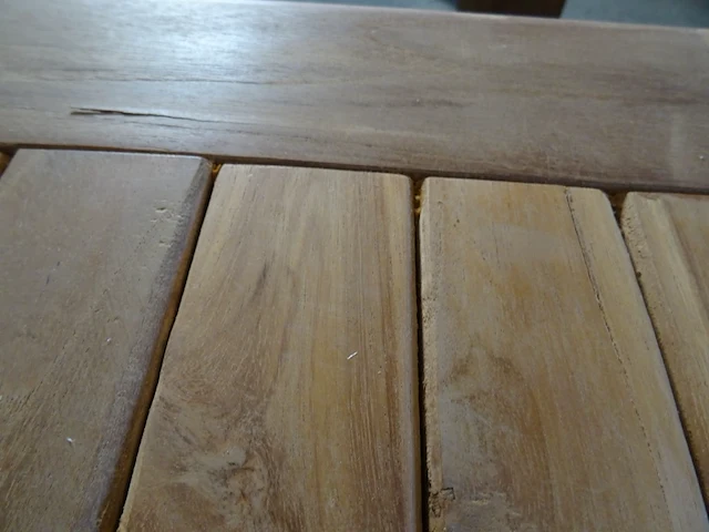 Massieve teak tafel - afbeelding 6 van  6