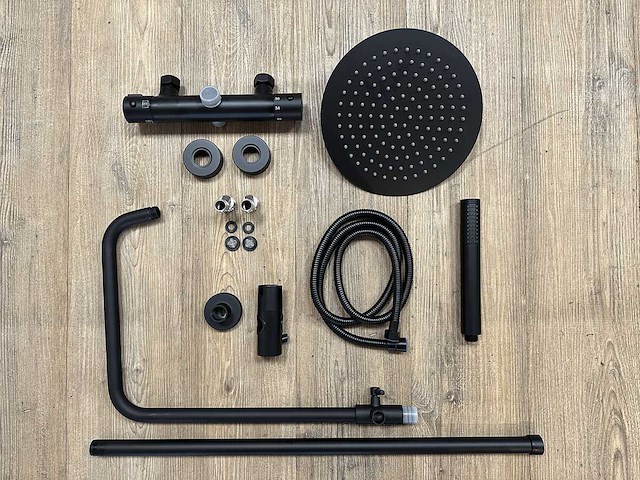 Mat zwart - bathroom furniture set - afbeelding 2 van  6