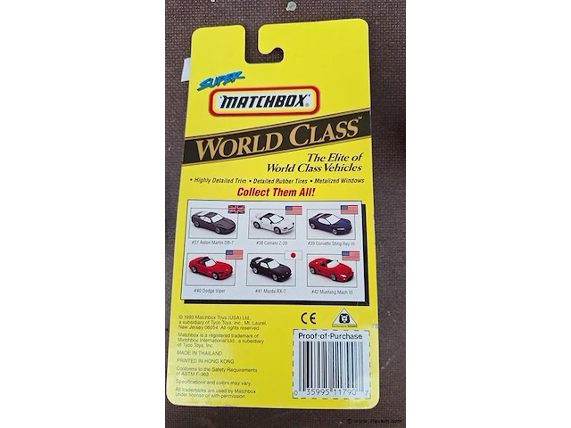 Matchbox world class - afbeelding 2 van  2