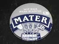 Mater witbier reclame blik - afbeelding 1 van  2