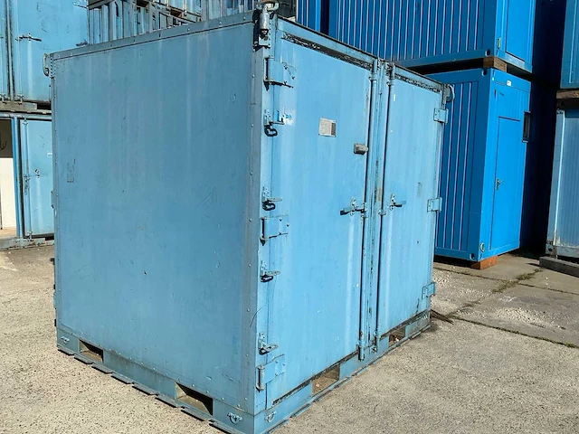 Materiaal container houten wanden. - afbeelding 1 van  5