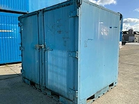 Materiaal container houten wanden. - afbeelding 2 van  5