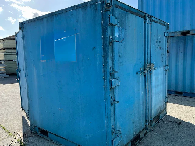 Materiaal container houten wanden. - afbeelding 3 van  5