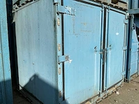Materiaal container houten wanden. - afbeelding 1 van  5