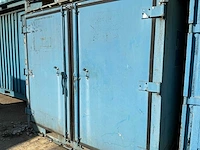 Materiaal container houten wanden. - afbeelding 2 van  5