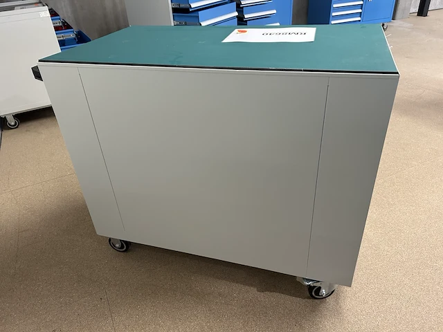 Materiaalkar met 4lades en deur 102x58x86cm - afbeelding 8 van  8