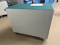 Materiaalkar met 4lades en deur 102x58x86cm - afbeelding 8 van  8