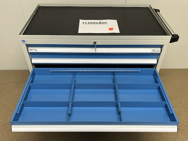 Materiaalkar met 5lades 102x58x86cm - afbeelding 3 van  8