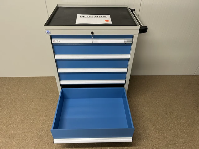 Materiaalkar met 5lades 72x58x101cm - afbeelding 3 van  6