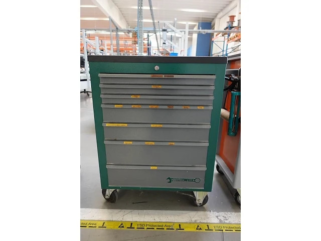 Materiaalkar stahlwille + inhoud - afbeelding 1 van  11