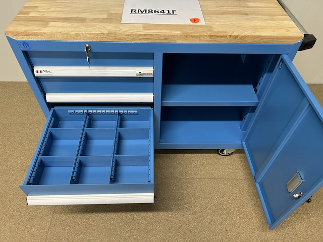 Materiaalkar / werkbank 100x80x50cm - afbeelding 5 van  5