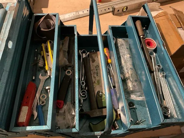Materiaalkoffer met inhoud (3x) - afbeelding 2 van  4