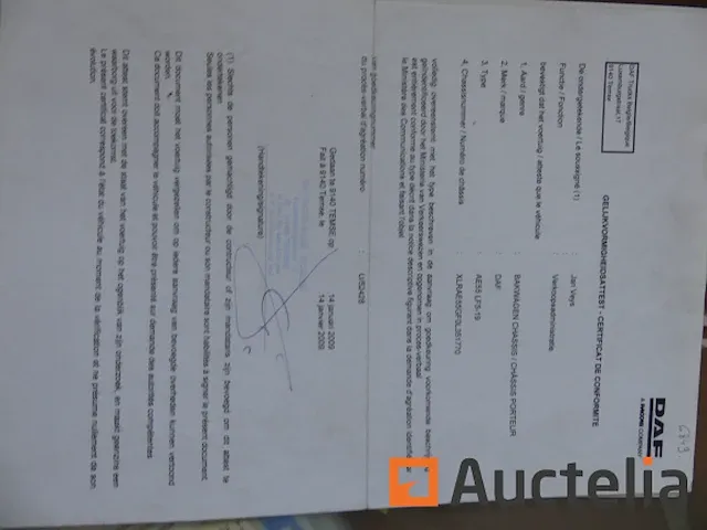 Matis:6849 - van vrachtwagen daf ae55lf5-19 - afbeelding 17 van  33