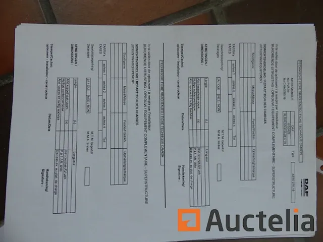Matis:6849 - van vrachtwagen daf ae55lf5-19 - afbeelding 19 van  33