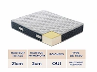 Matras 140x190 - traagschuim - afbeelding 5 van  7