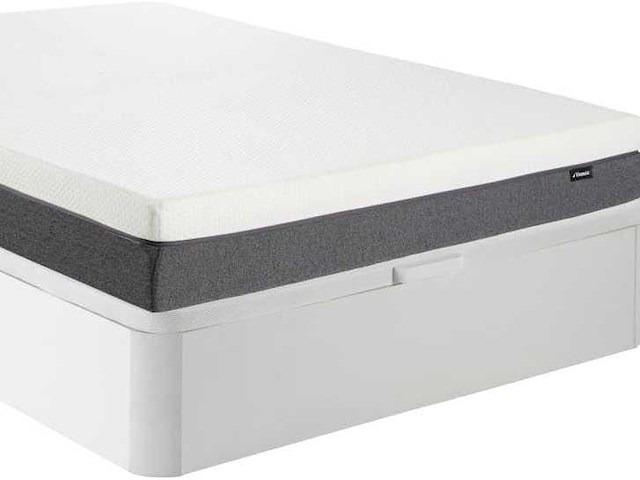 Matras 160 x 200 cm hd foam 7 zones en traagschuim verwijderbare hoes met een dikte van 20 cm dik - afbeelding 1 van  8